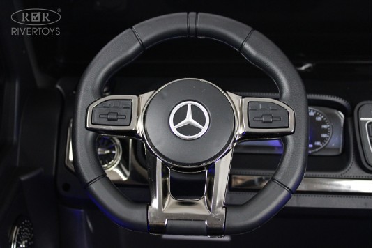 Детский электромобиль Mercedes-AMG G63 (G111GG) серый глянец