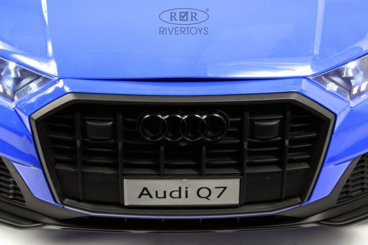 Детский электромобиль AUDI Q7 (HL678) синий глянец