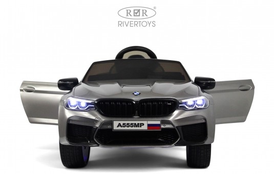 Детский электромобиль BMW M5 Competition (A555MP) серый глянец