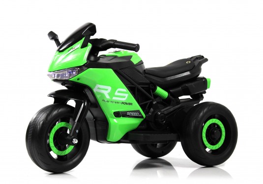 Детский электротрицикл K002PX зеленый
