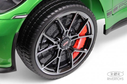 Детский электромобиль Porsche 911 GT3 (Y911YY) зеленый глянец Детский электромобиль Porsche 911 GT3 (Y911YY) зеленый глянец