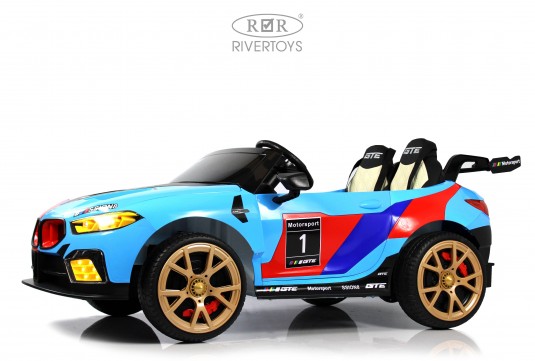 Детский электромобиль F555FF синий глянец