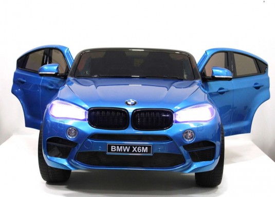 Детский электромобиль BMW X6M (JJ2168) синий глянец