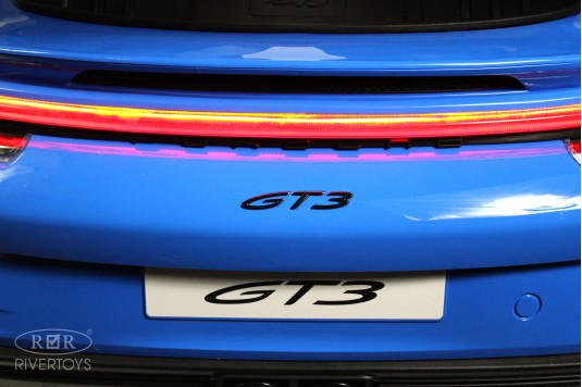 Детский электромобиль Porsche 911 GT3 (Y911YY) синий глянец Детский электромобиль Porsche 911 GT3 (Y911YY) синий глянец