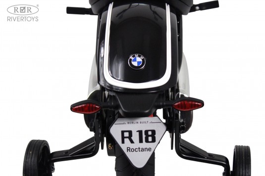 Детский электромотоцикл BMW R18 (A777AA-NEW) черный Детский электромотоцикл BMW R18 (A777AA-NEW) черный