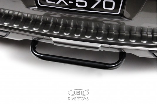 Детский электромобиль Lexus 570 (E555EE) серый глянец