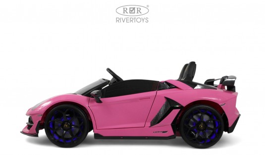 Детский электромобиль Lamborghini Aventador SVJ (A111MP) розовый