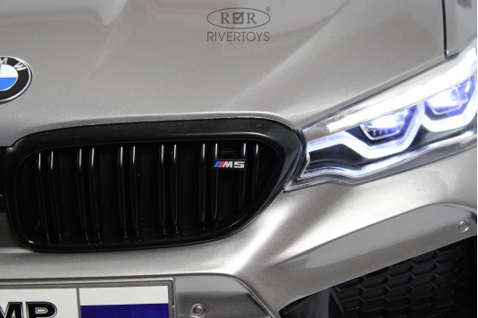 Детский электромобиль BMW M5 Competition (A555MP) серый глянец
