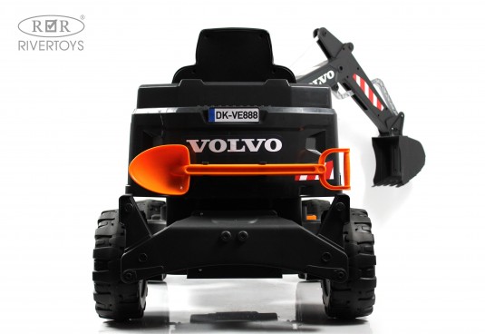 Детский электромобиль трактор Volvo (Y444YY) оранжевый