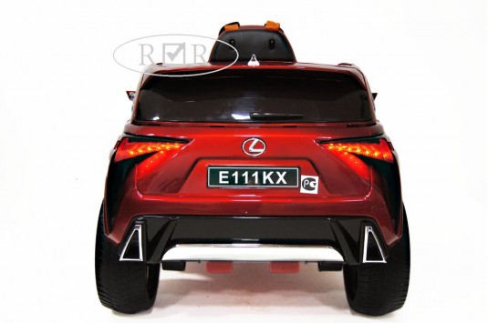 Детский электромобиль E111KX вишневый глянец