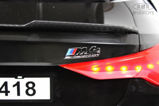 Детский электромобиль BMW M4 (A004AA) черный глянец
