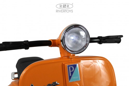 Детский электроскутер VESPA (M888MM) оранжевый