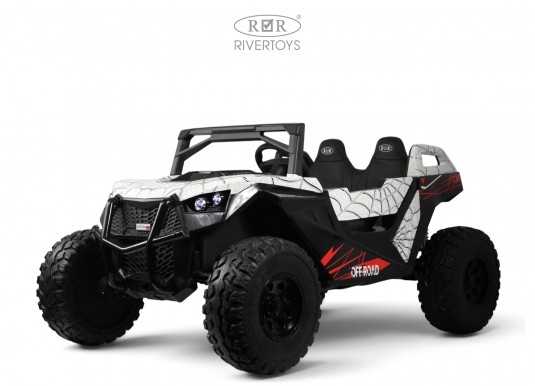 Детский электромобиль A707AA LUX NEW 4WD белый Spider Детский электромобиль A707AA LUX NEW 4WD белый Spider