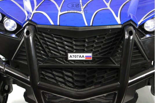 Детский электромобиль A707AA LUX NEW 4WD синий спайдер