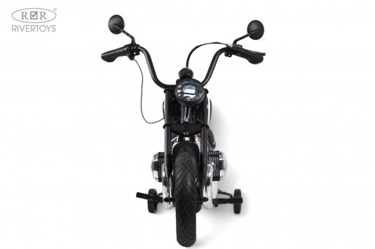 Детский электромотоцикл BMW R18 (A777AA-NEW) черный Детский электромотоцикл BMW R18 (A777AA-NEW) черный