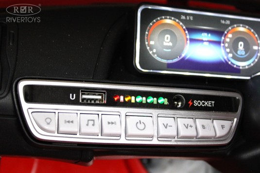 Детский электромобиль Mercedes-Benz EQC 400 (HL378) красный