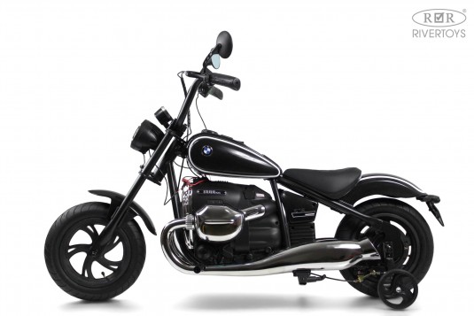 Детский электромотоцикл BMW R18 (A777AA-NEW) черный Детский электромотоцикл BMW R18 (A777AA-NEW) черный