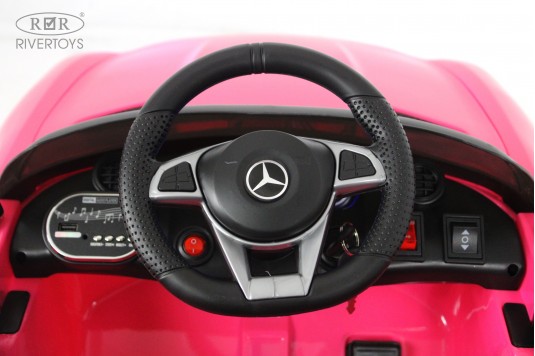 Детский электромобиль Mercedes-Benz AMG GT X777XX розовый глянец