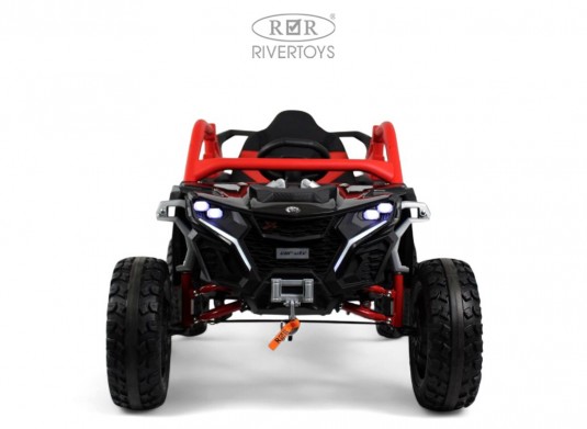 Детский электромобиль Z707ZZ черно-красный