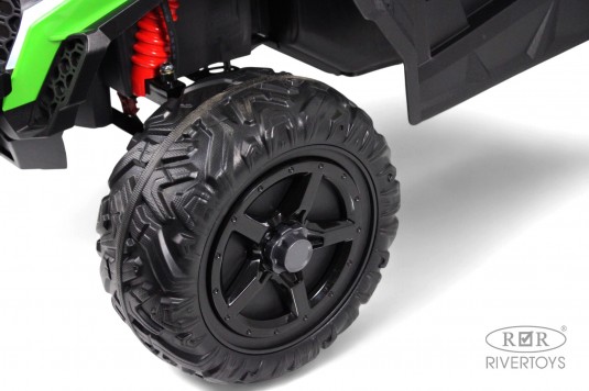 Детский электромобиль K555KK 4WD 24V зеленый