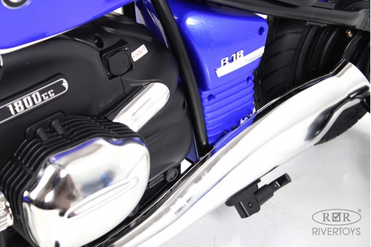 Детский электромотоцикл BMW R18 (A777AA-NEW) синий Детский электромотоцикл BMW R18 (A777AA-NEW) синий