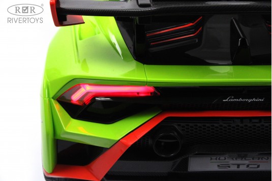 Детский электромобиль Lamborghini Huracán STO (E888EE) зеленый