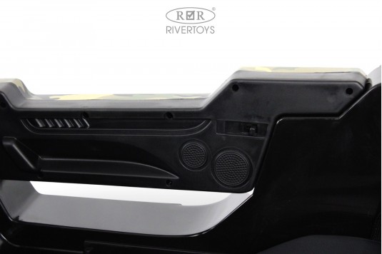 Детский электромобиль A707AA LUX NEW 4WD зеленый камуфляж