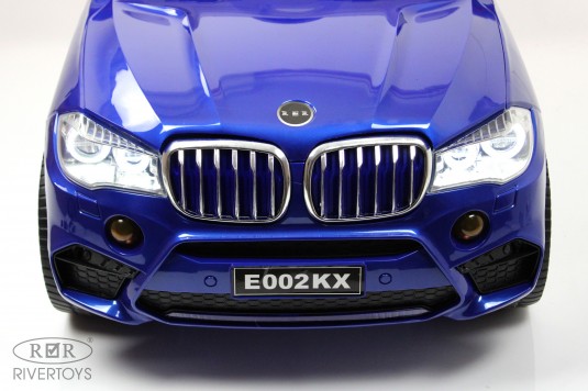 Детский электромобиль E002KX синий глянец