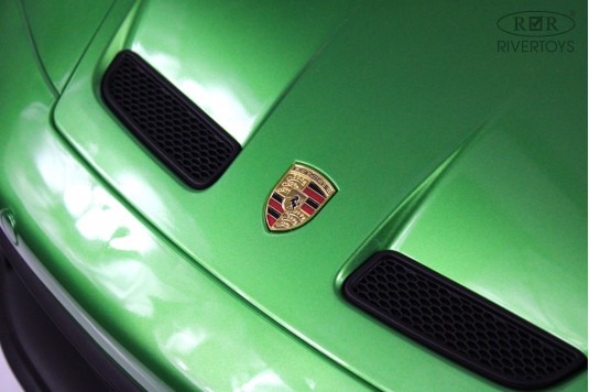 Детский электромобиль Porsche 911 GT3 (Y911YY) зеленый глянец Детский электромобиль Porsche 911 GT3 (Y911YY) зеленый глянец