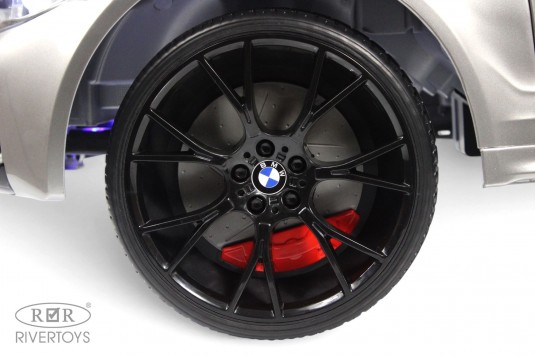 Детский электромобиль BMW M5 Competition (A555MP) серый глянец