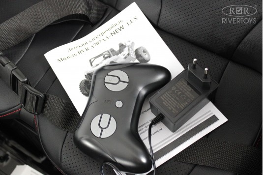 Детский электромобиль A707AA LUX NEW 4WD розовый камуфляж