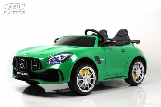 Детский электромобиль Mercedes-Benz GT-R (HL-289) зеленый глянец