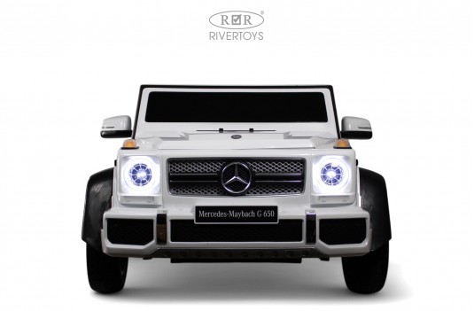 Детский электромобиль Mercedes-Maybach G650 Landaulet (M999MM) белый